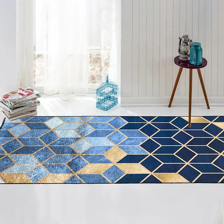 Tappeto 200x290cm rettangolare salotto blu Albiolo