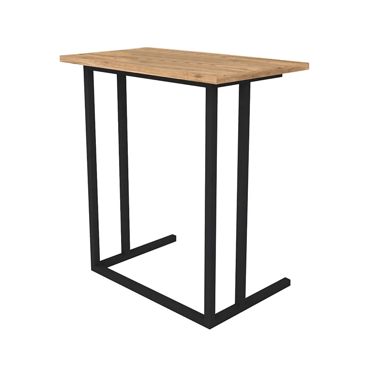Tavolino da salotto per pc 60x66cm rovere nero Siberia