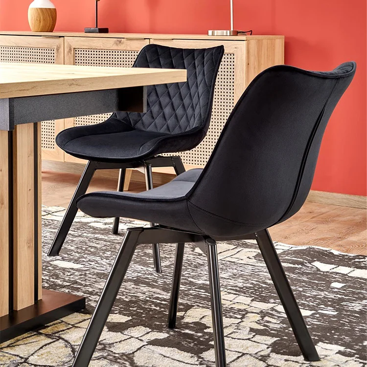 Tavolo 130/180cm allungabile da pranzo rovere chiaro nero Harbin