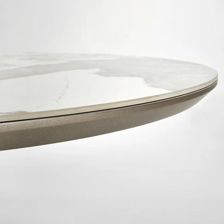 Tavolo allungabile da pranzo 160/200cm marmo bianco beige Iolanda