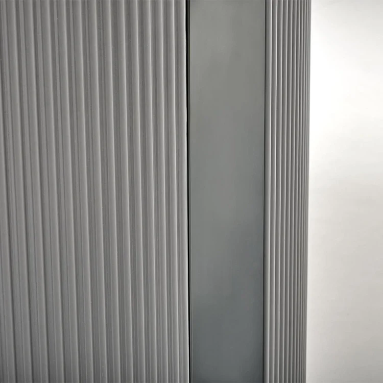 Tavolo allungabile da pranzo 160/220cm bianco grigio chiaro Ignazio