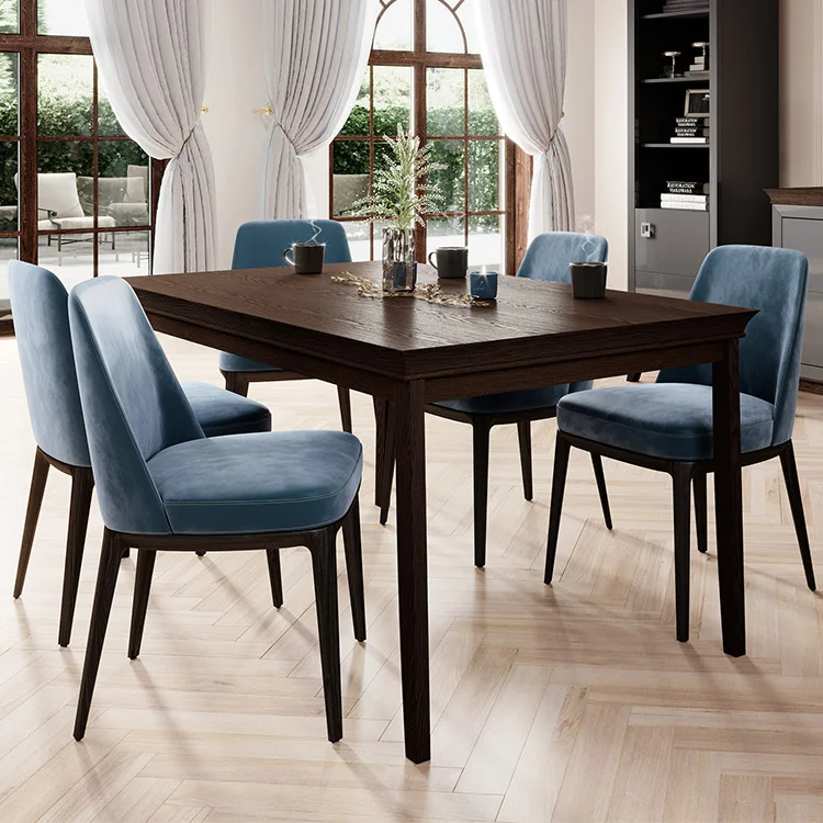 Tavolo 160/240cm allungabile da pranzo rovere scuro Umag