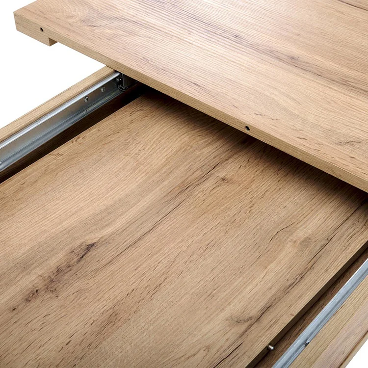 Tavolo allungabile moderno 160/200cm rovere nero Wolly