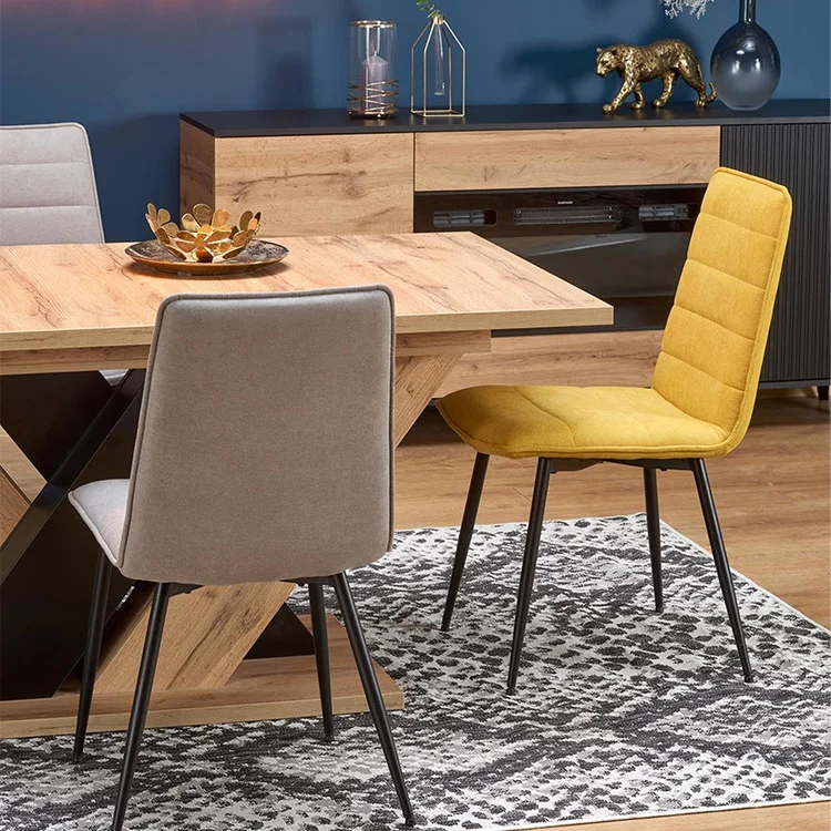 Tavolo allungabile moderno 160/200cm rovere nero Wolly