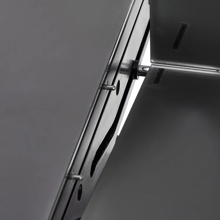 Tavolo allungabile moderno 180/220cm grigio scuro nero Borgia