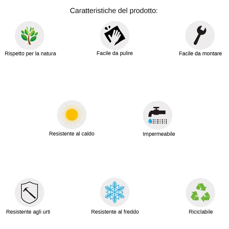 Tavolo da giardino 90x90cm esterno dehors con piano in vetro tortora Cesare