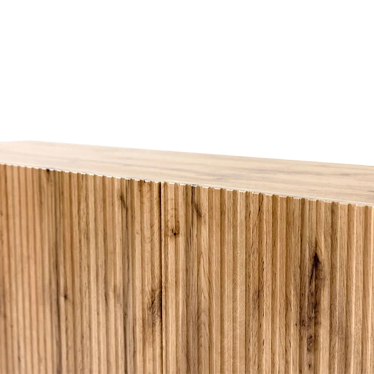 Vetrinetta 60x183h cm 1 anta moderna cannettato quercia Essence