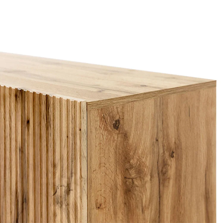 Vetrinetta 60x183h cm 1 anta moderna cannettato quercia Essence