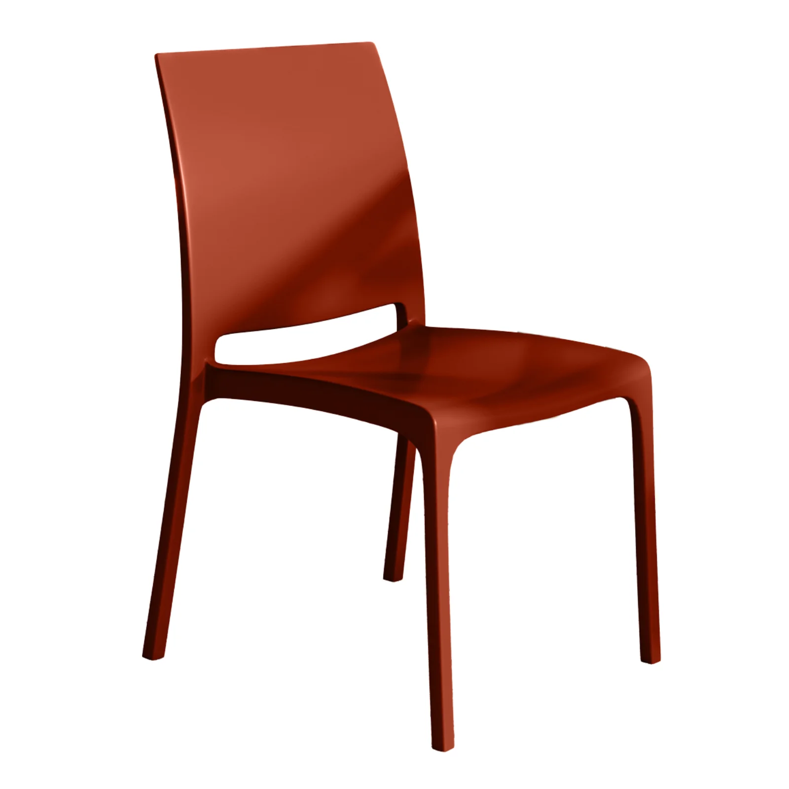 Federa cuscino rettangolare percalle di cotone (80 cm) Cali Terracotta - Biancheria da letto Federa cuscino rettangolare percalle di cotone (80 cm) Cali Terracotta - Biancheria da letto