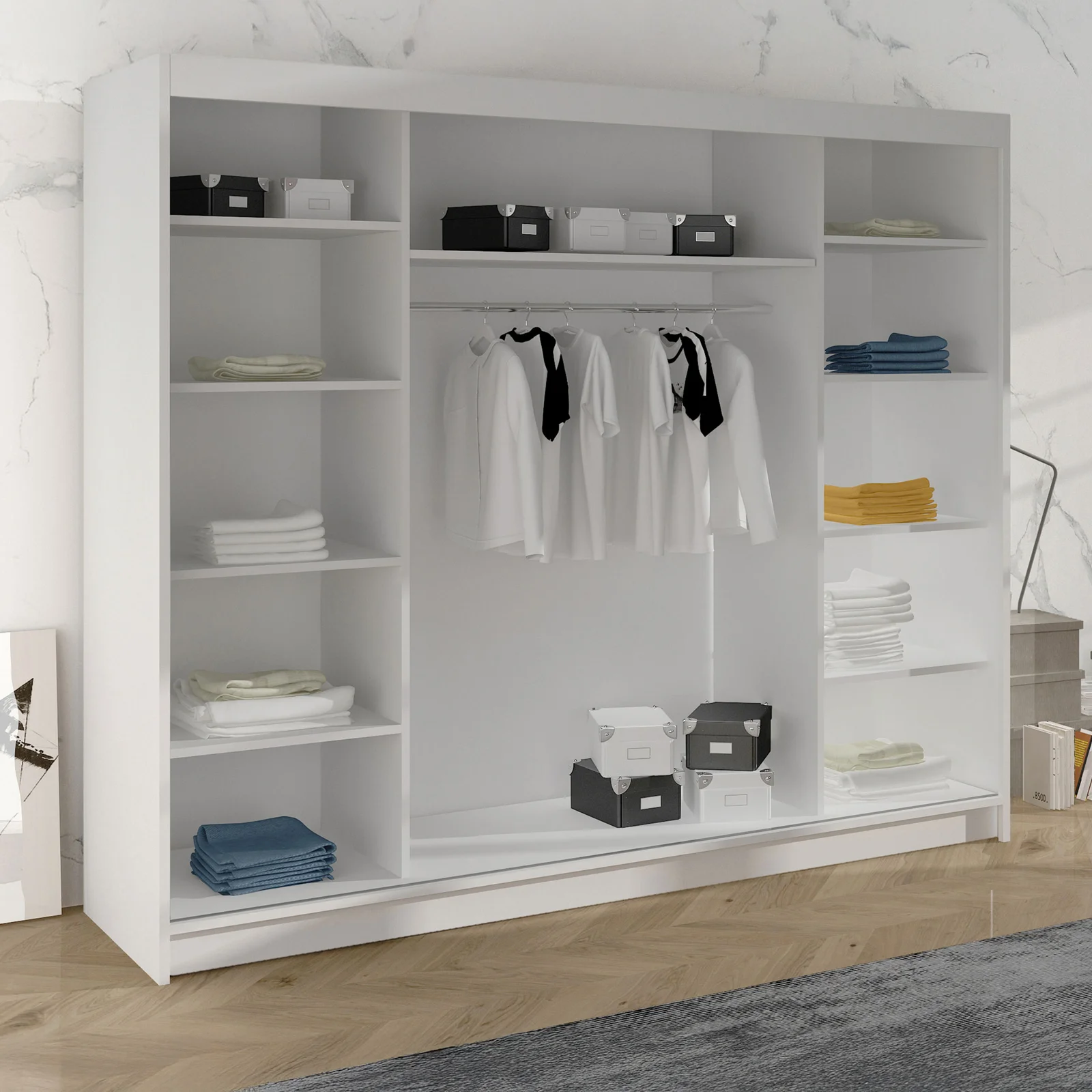 Armadio Due Ante 91x52x210h Colore Bianco Prezzo Armadio Due Ante 91x52x210h Colore Bianco Prezzo