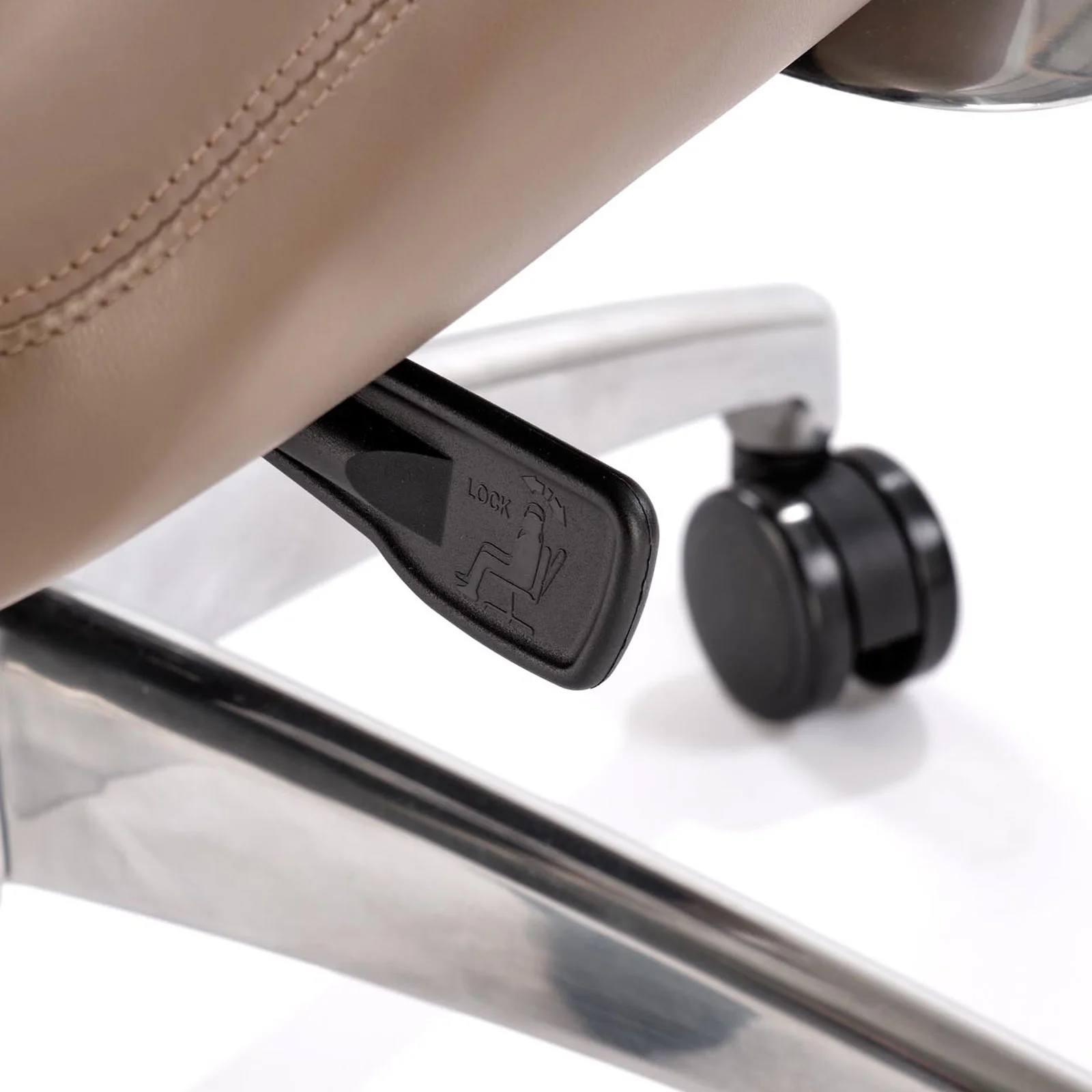 VLUV VEEL Palla Da Seduta Ergonomica Per Casa E Ufficio - Colore Moka, Ø 60-65cm, Con Rivestimento In Microfibra
