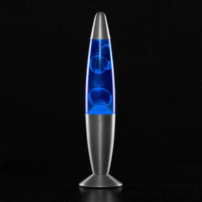 Lampada da tavolo portatile 9 x 34cm azzurro Lava