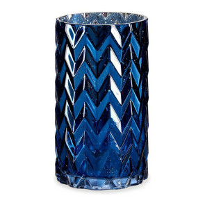Vaso design interno 11x20cm blu Zorro