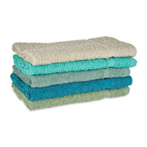 Set asciugamani da cucina 5 pezzi colorati Sebino