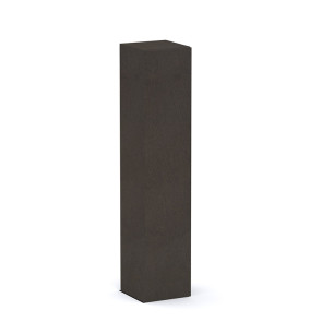 Pensile verticale moderno 1 anta 29x138cm ossido nero Sunset