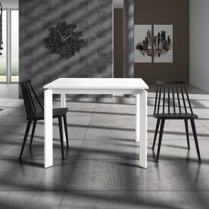 Tavolo allungabile moderno 90/150cm bianco frassinato Dylan Gihome®