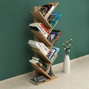 Umbra Libreria piccola da terra con scaffali in legno dal designo moderno