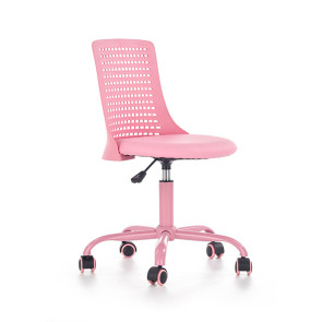 Sedia per scrivania ragazzi con ruote in polipropilene rosa Ciclope