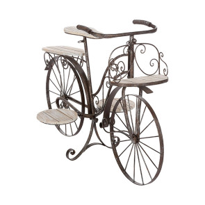 Bicicletta estetica 97x64cm porta vasi marrone Amsterdam