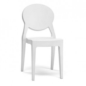 Sedia Igloo Chair Scab bianco pieno