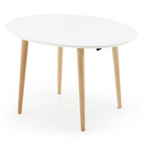 Tavolo legno Oqui 120 bianco