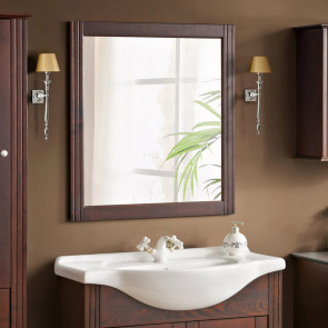 Specchio bagno Waco 65 - 85 legno naturale