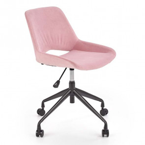 Sedia per scrivania ragazzi Lea tessuto rosa design moderno